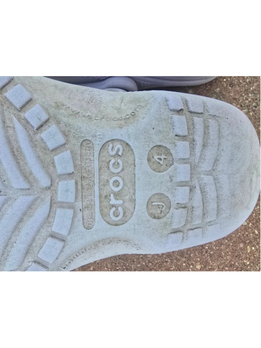 Girl''s Crocs Lavender Clogs Size J4
